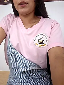 DulceCaroX live cam, Thin, Brown, Brown, Shaven - EroticFlix