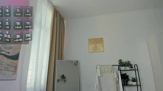 FaaBinaa live cam, Thin, Blonde, Green, Shaven - EroticFlix