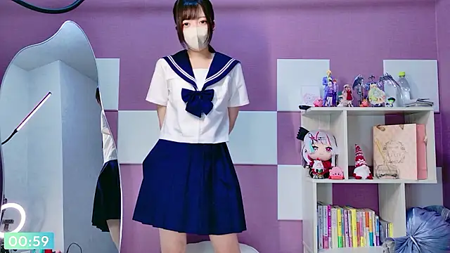miko_nyan live cam, Japan, Thin, Brown, Black - EroticFlix