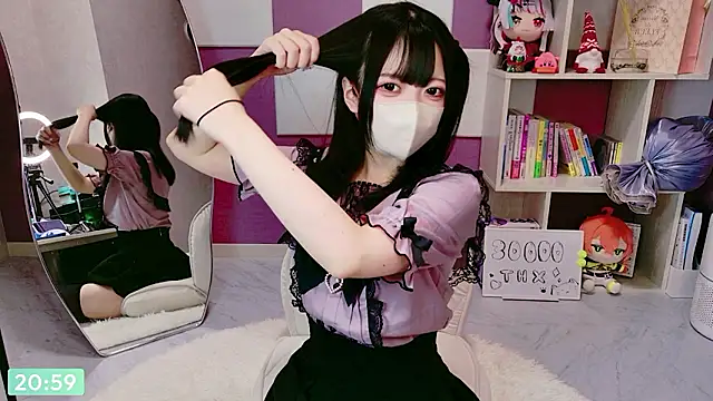 miko_nyan live cam, Japan, Thin, Brown, Black - EroticFlix